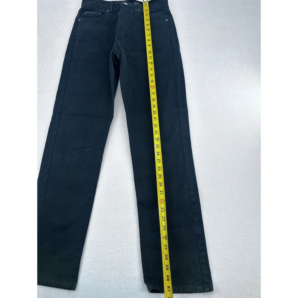 Vintage Calvin Klein Women's Straight Leg Jeans Size 9‎ Green Made In USA